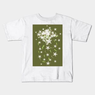 Syzygium anisatum - Flowers and Leaves of the Australian Aniseed Myrtle Tree Kids T-Shirt